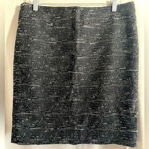 Loft Elegant Black and White Skirt. Size 12